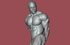 Udemy - Advance Zbrush Bodybuilder Anatomy Tutorial Vol. 2