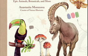 Capture the Natural World in Watercolor 35+ Simple Tutorials for Painting Epic Animals, Botanicals, and More (True EPUB) - book