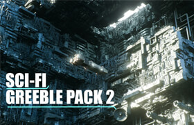 Gumroad - Sci-Fi Greeble Pack 2