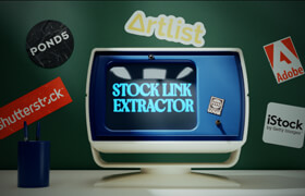 Stock Link Extractor for After Effects & Premiere