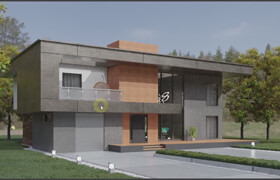 Udemy - Build a modern villa with accurate measurements in Blender