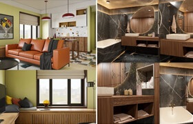 BlenderKit Scenes Pack 9-14