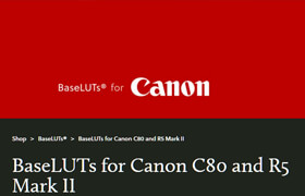 Gamut - BaseLUTs for Canon C80 and R5 Mark II - lut