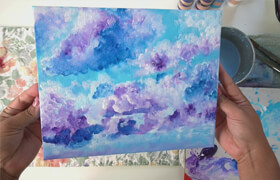 Udemy - How to Paint Clouds - Art Tutorial Acrylic Painting