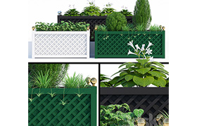 Treillage jardinieres