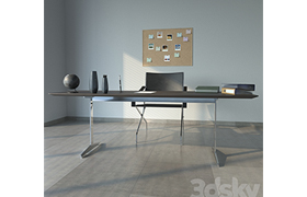 FLEXFORM CARLOTTA armchair &amp CESTONE table