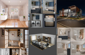 BlenderKit Scenes Pack 15