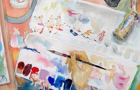 Paint Your Day - Watercolor Lessons (PDF) - book