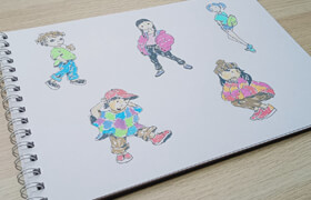 Udemy - Sketching Kids & Outfits 2 - Illustration for Beginners