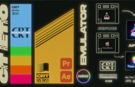 Animafx - CRT Retro FX - Premiere Pro & AE