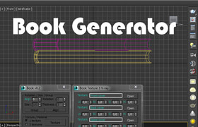 Book generator for 3ds Max