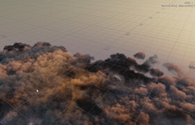 CGCircuit - Cinematic Clouds & Asteroids Houdini Course Chapter One