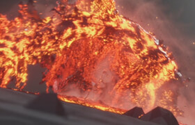 CGCircuit - Houdini Snake Lava Monster Project