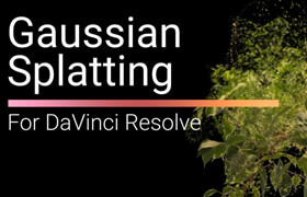 Gaussian Splatting for DaVinci Resolve