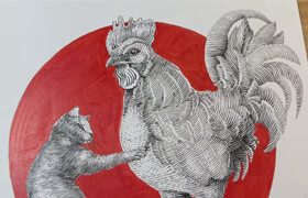 Sanet - Engraving Style Illustration Made Easy with Pen and Ink