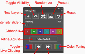 TK Grayscale Plugin for Photoshop