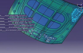 Udemy - Automotive BIW Hood Design Using CATIA V5 Complete Project