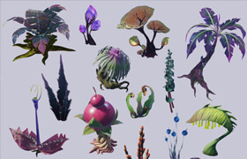 Rift Apart Alien Plants Collection