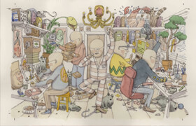 Domestika - Creative Sketching Fill Your Illustrations with Life and Detail