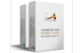 Messiah Reseolve - Camera Move + Text Transitions Packs for Davinci Resolve