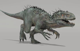 Sophoria Academy - How To Animate An Indominus Rex Run Cycle In Maya