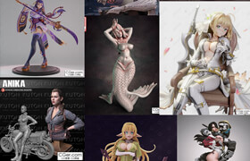 3D-Print Models Bundle 5 - Girls March 2026 154 GB