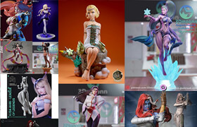 3D-Print Models Bundle 6 - Girls March 2026 177 GB