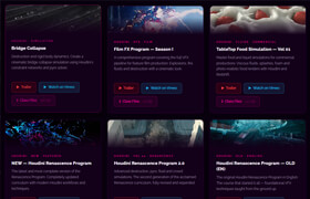 The VFX School - Houdini Training Collection Archive English - Spanish