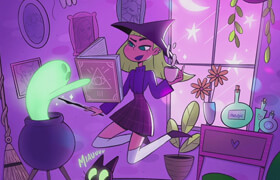 Domestika - Digital Character Illustration Conceptualization and Color