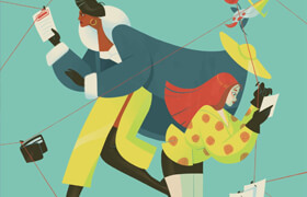 Domestika - Illustration of Stylish Female Characters in Photoshop