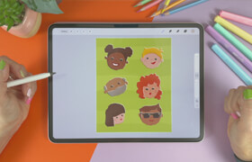 Udemy - Procreate Illustration Bold Art With Wonky Shapes