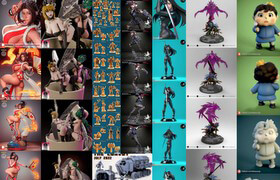 3D-Print Models Bundle 3-dt - May 2026 296 GB（已压缩）