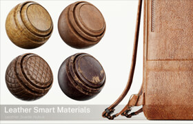 Artstation - Leather Smart Materials for Substance painter Vol.1-2 - 材质