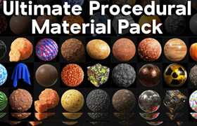 Gumroad - Ultimate Blender Procedural Material Pack - 材质