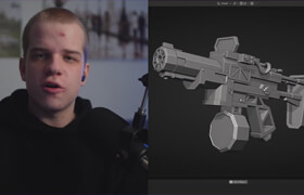 Low Poly Stylized Weapon Course In Blender